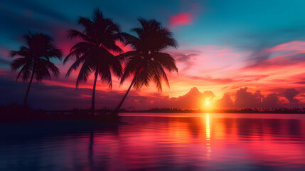 Skyline From Luijo Island Miami Style