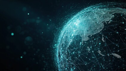 Obraz premium Global Network Connection