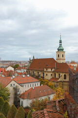 Fototapeta premium the Church of Our Lady Victories,Vrtba Garden,Prague,Czech Republic
