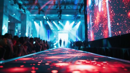 Runway Fashion Show Event with a Fashion Week Theme for Photo Opportunities. Concept Fashion Show, Runway Event, Fashion Week, Photo Opportunities, Runway Fashion 