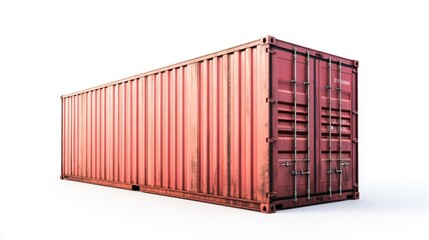 container box, container insolated on white background