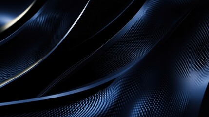 Naklejka premium A dark, moody abstract background featuring deep black and blue textures