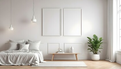 Photo interior modern design room 3d illustration;
