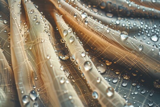 Nanotech fabrics that repel water and stains, revolutionizing the textile industry with selfcleaning properties