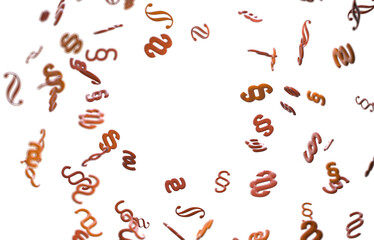 Symbol of Law and Justice - Paragraph / 3d section sign