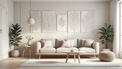 Photo interior modern design room 3d illustration;