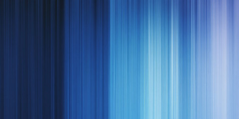 Fototapeta premium Vertical gradient stripes in shades of blue, blending from deep navy to light sky blue, with a smooth, satin-like texture for a soothing, modern design.