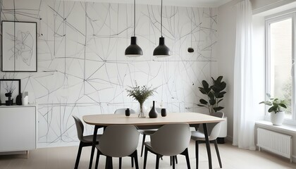 Photo interior modern design room 3d illustration;