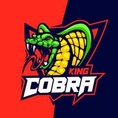 Cobras Esport Mascot Logo Design
