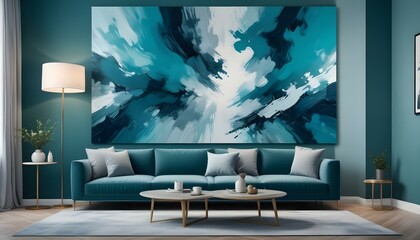 Photo interior modern design room 3d illustration;