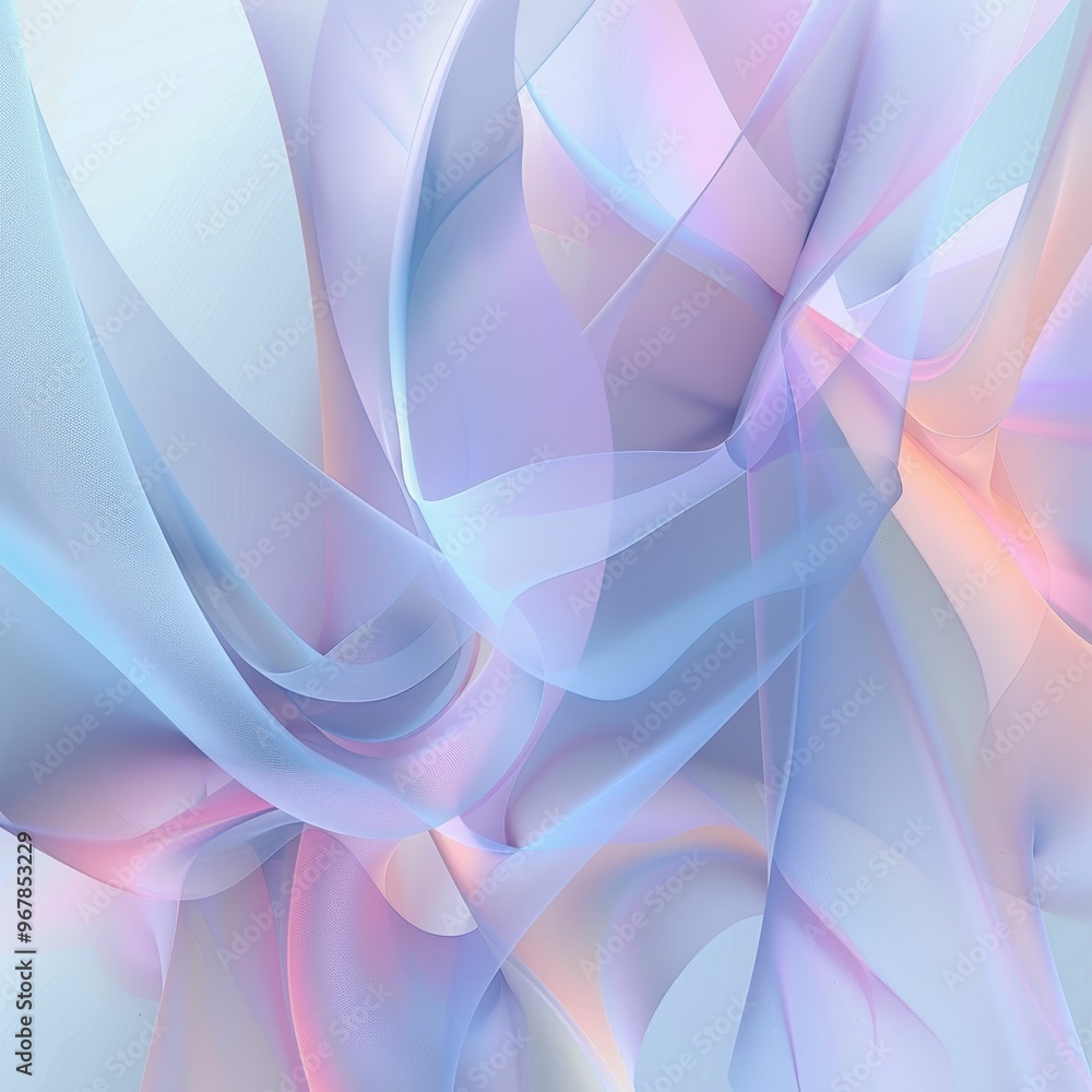 Poster abstract background with flowing pastel colors. dreamy, ethereal and soft. perfect for design projec