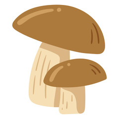 mushroom illustration for card website, application, printing, document, poster design, etc.