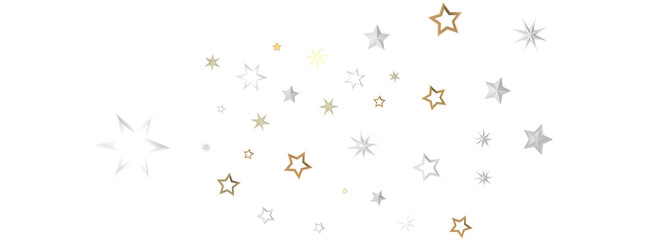 Drifting Christmas Stardust: Captivating 3D Illustration of Descending Stardust Particles for the Holidays