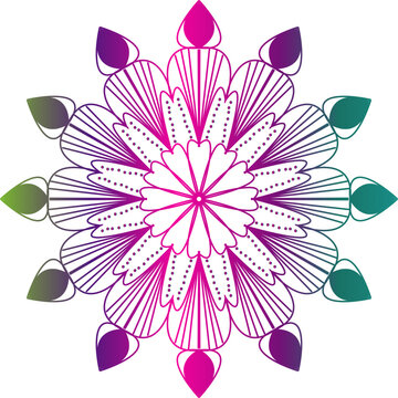 recommend clip art: Mandala Pattern Designs, gradient color mandala, abstract mandala, Mandala Line Illustration