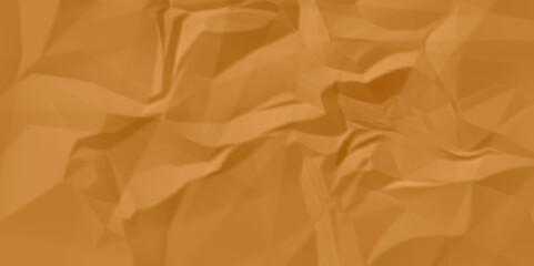 Abstract brown crumpled paper texture background. white fabric crushed textured crumpled. brown wrinkly backdrop paper background. brown paper texture material. panorama grunge wrinkly paper texture.