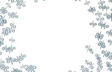 sale digital percent in transparent