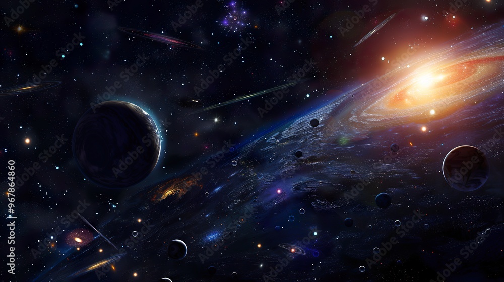 Poster stars_galaxy_outer_space_background