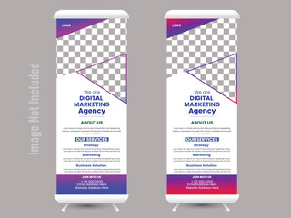 Rollup Banner Design for Corporate Business.