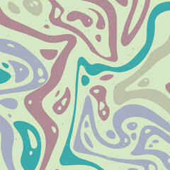 Abstract psychedelic groovy background. Vector illustration.