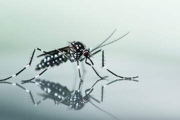 The Asian Tiger Mosquito, a highly dangerous invasive species, is a primary transmitter of diseases such as dengue and chikungunya