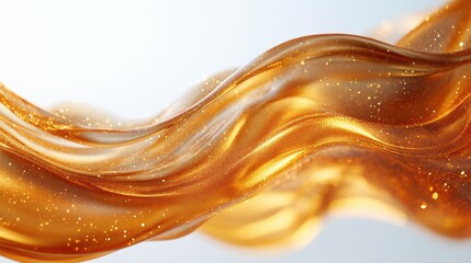 Abstract flowing_liquid wave