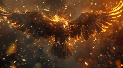 Fiery Wings of a Raven