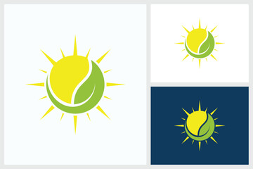 Green Tree Leaf Ecology Nature Element Design Vector Logo