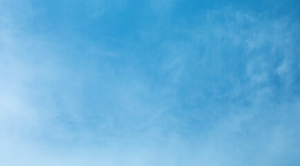 Soft smooth white clouds with pastel color of sky.For abstract background.Image