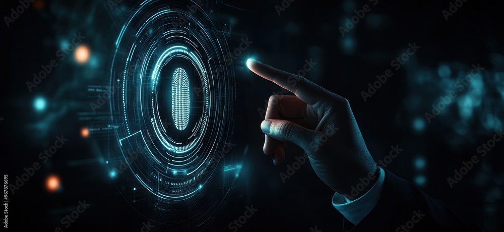 Aufkleber digital fingerprint authentication system