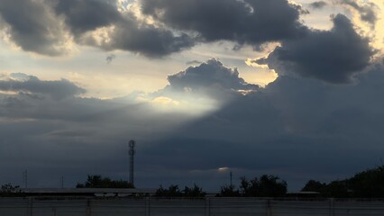 smoke from the chimney