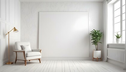 Photo interior modern design room 3d illustration;