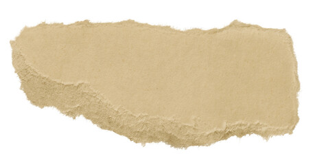 Yellow ripped paper png cut out shape collage element on transparent background