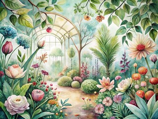 Obraz premium flowers in the garden