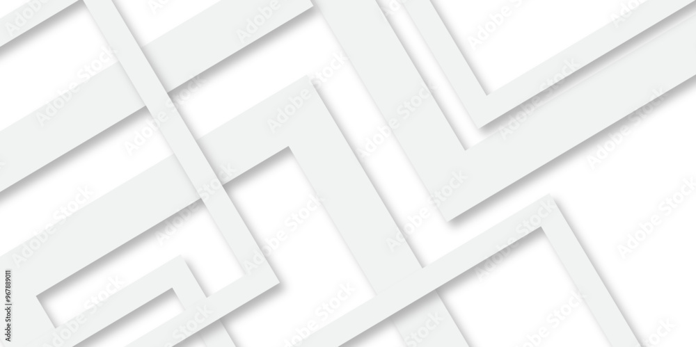Aufkleber seamless abstract technology line triangle diamond square background. geometric lines white abstract