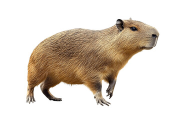 close up of a pig on transparent background