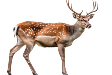 deer isolated on transparent background