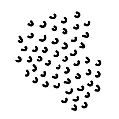 Abstract dots png collage element sticker, transparent background