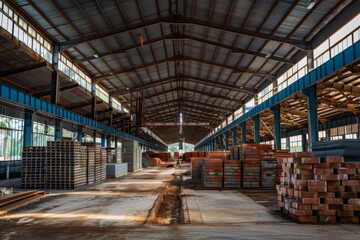 Metal roofing tile production line