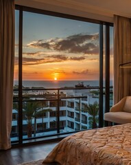 Fototapeta premium modern bedroom interior