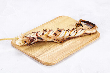 Delicous tasty Grilled octopus tentacle