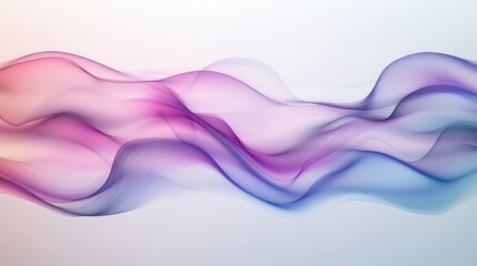 Serene Wave Patterns in Transparent Abstract Background Evoke Creativity and Harmony