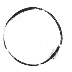 Grunge Circle. Vector Grunge round shape elements