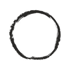 Grunge Circle. Vector Grunge round shape elements