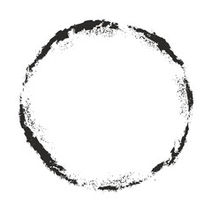 Grunge Circle. Vector Grunge round shape elements