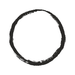 Grunge Circle. Vector Grunge round shape elements