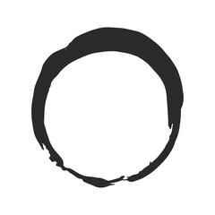 Grunge Circle. Vector Grunge round shape elements