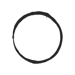 Grunge Circle. Vector Grunge round shape elements