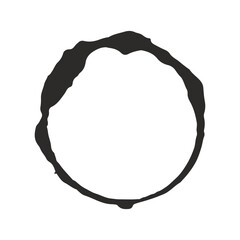 Grunge Circle. Vector Grunge round shape elements