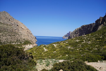 mediterranean blue bay