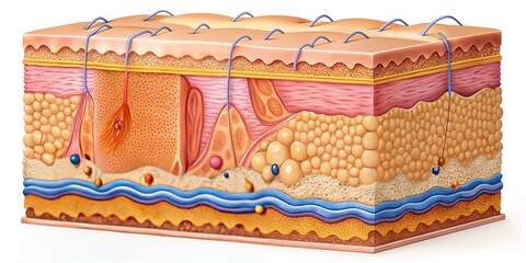 skin layers epidermis dermis hypodermis